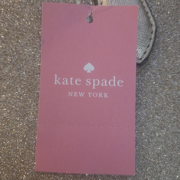 NWT Kate Spade Glitter Tinsel Tote – Rose Gold - Picture 6 of 8